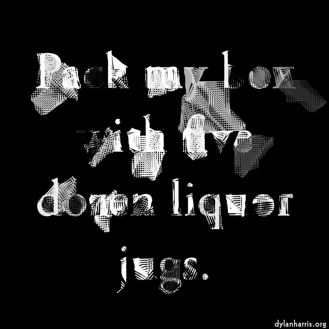 image: general examples :: hatch scan abstract