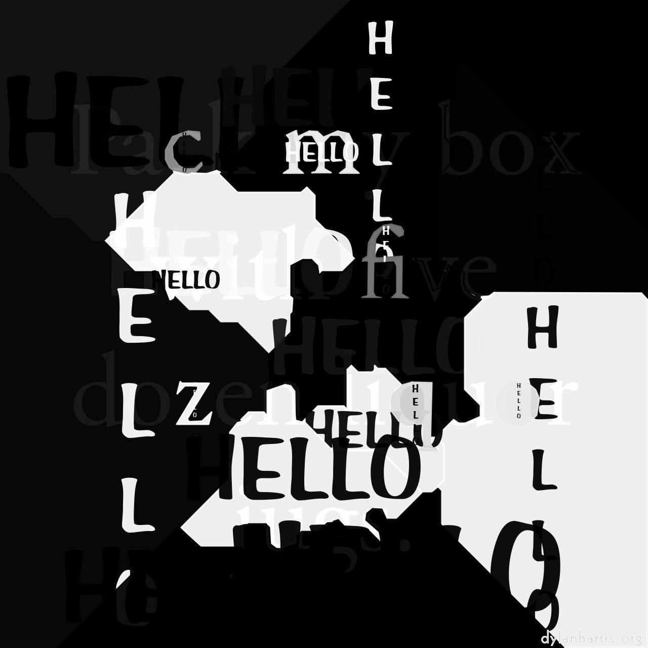 image: general examples :: mosaic—flat with text