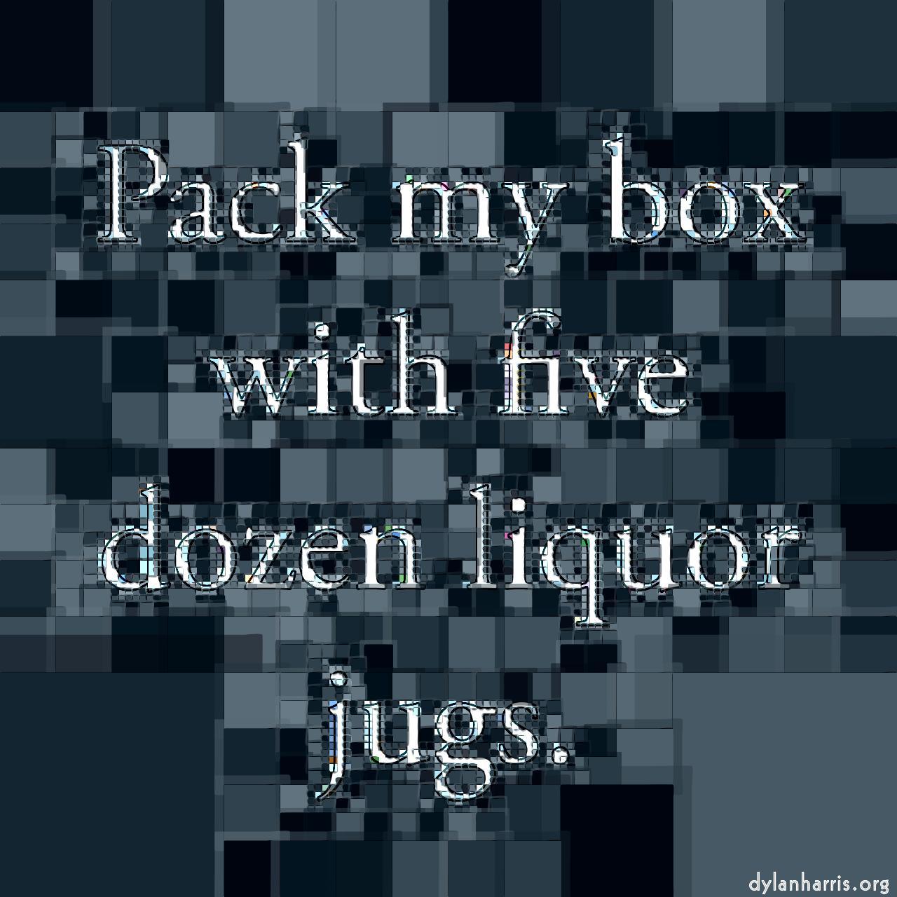 image: general examples :: mosaic—lum colour palette