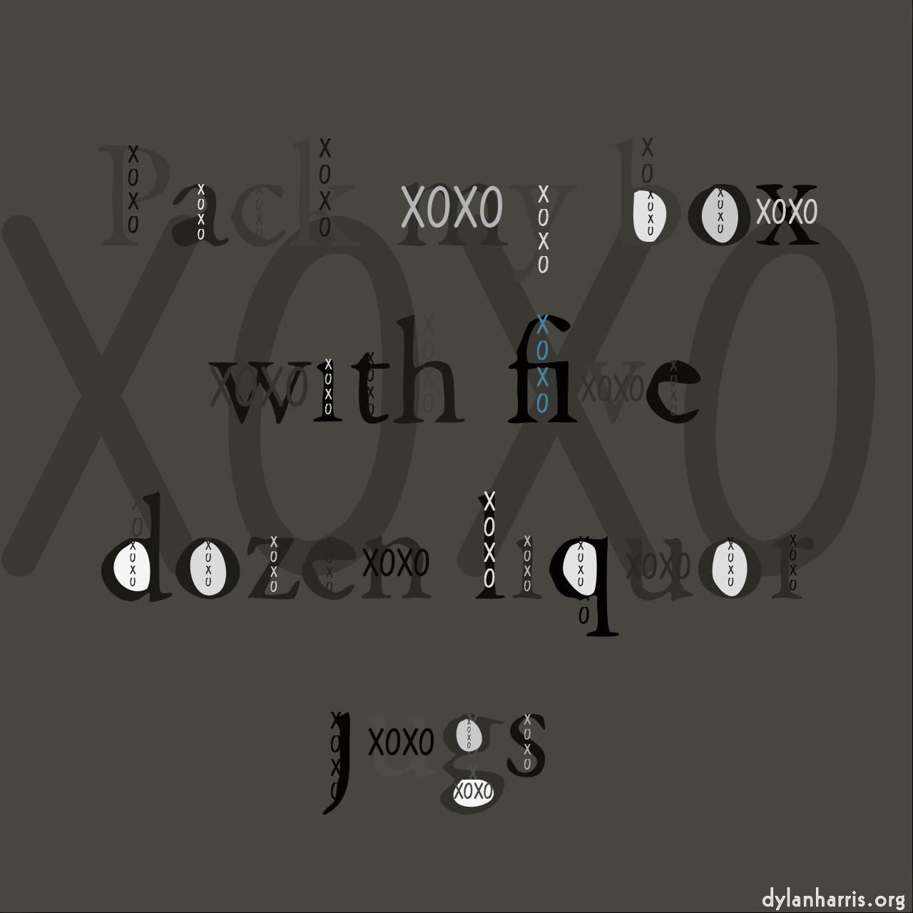 image: general examples :: mosaic—regionise with text