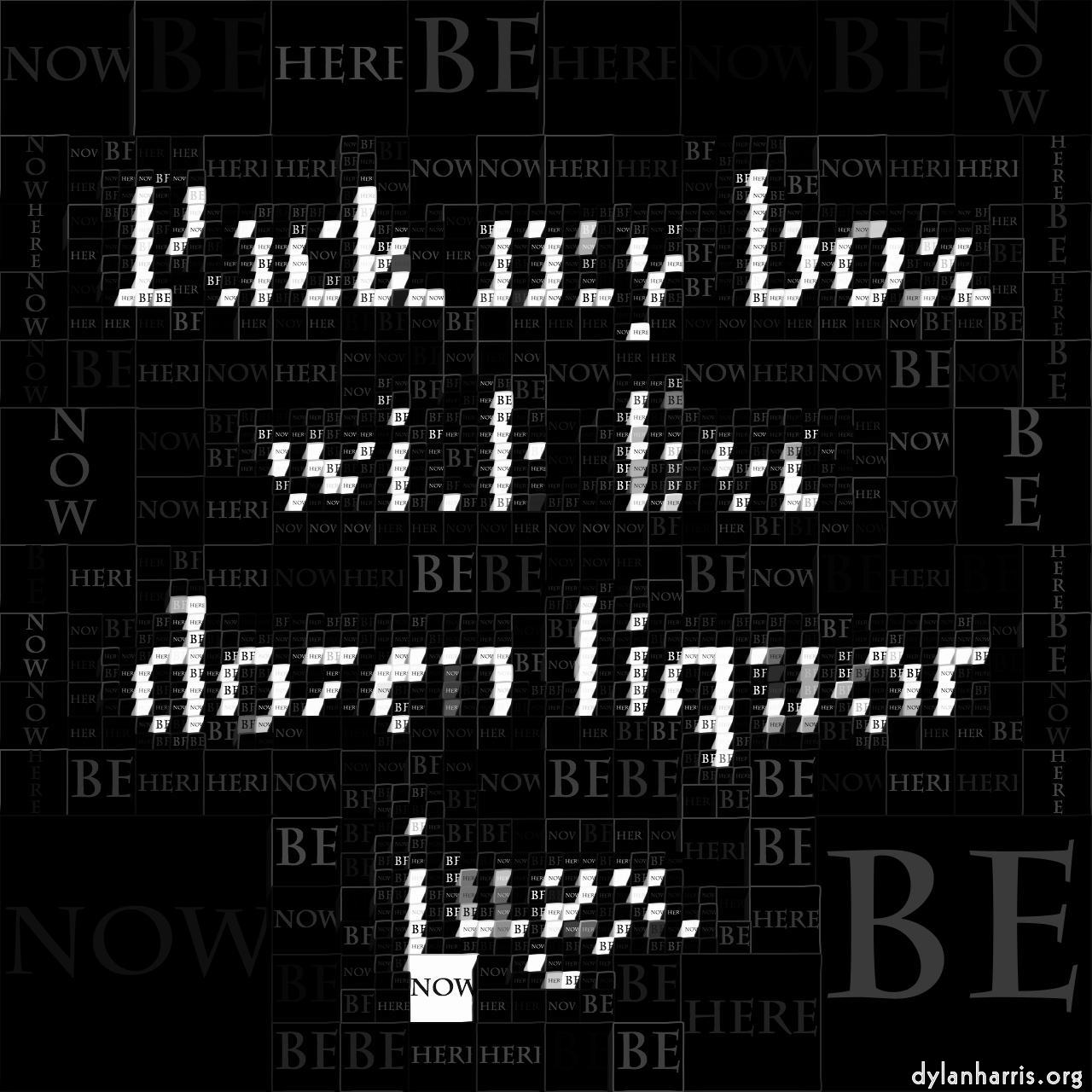 image: general examples :: mosaic—text extrude