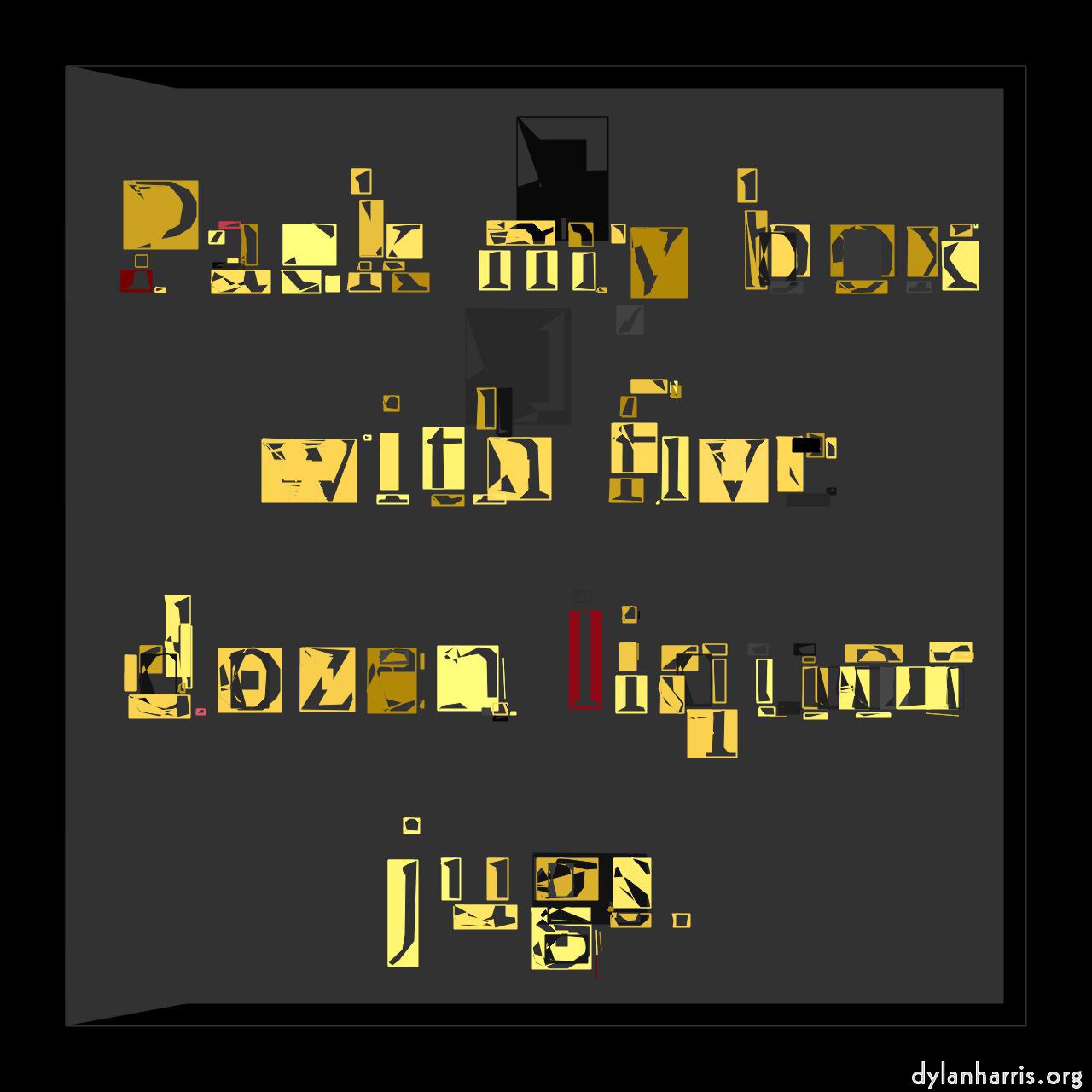 image: mosaic abstract :: fractured rectangles