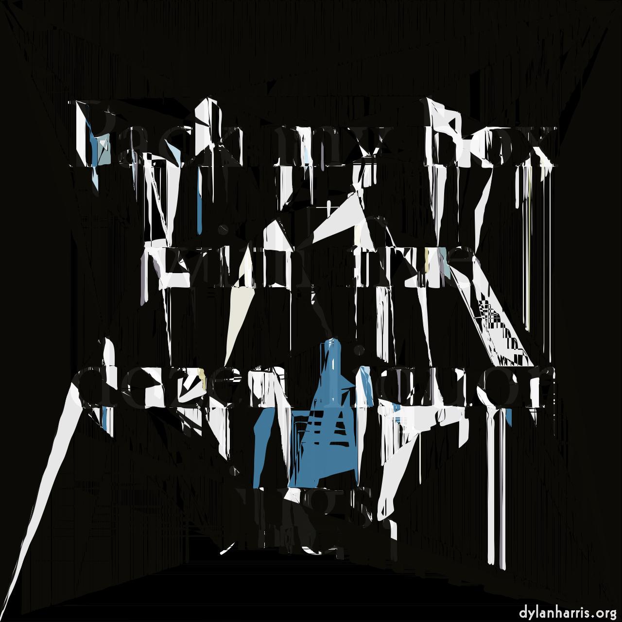 image: mosaic abstract :: triangular vectoriser map palettise