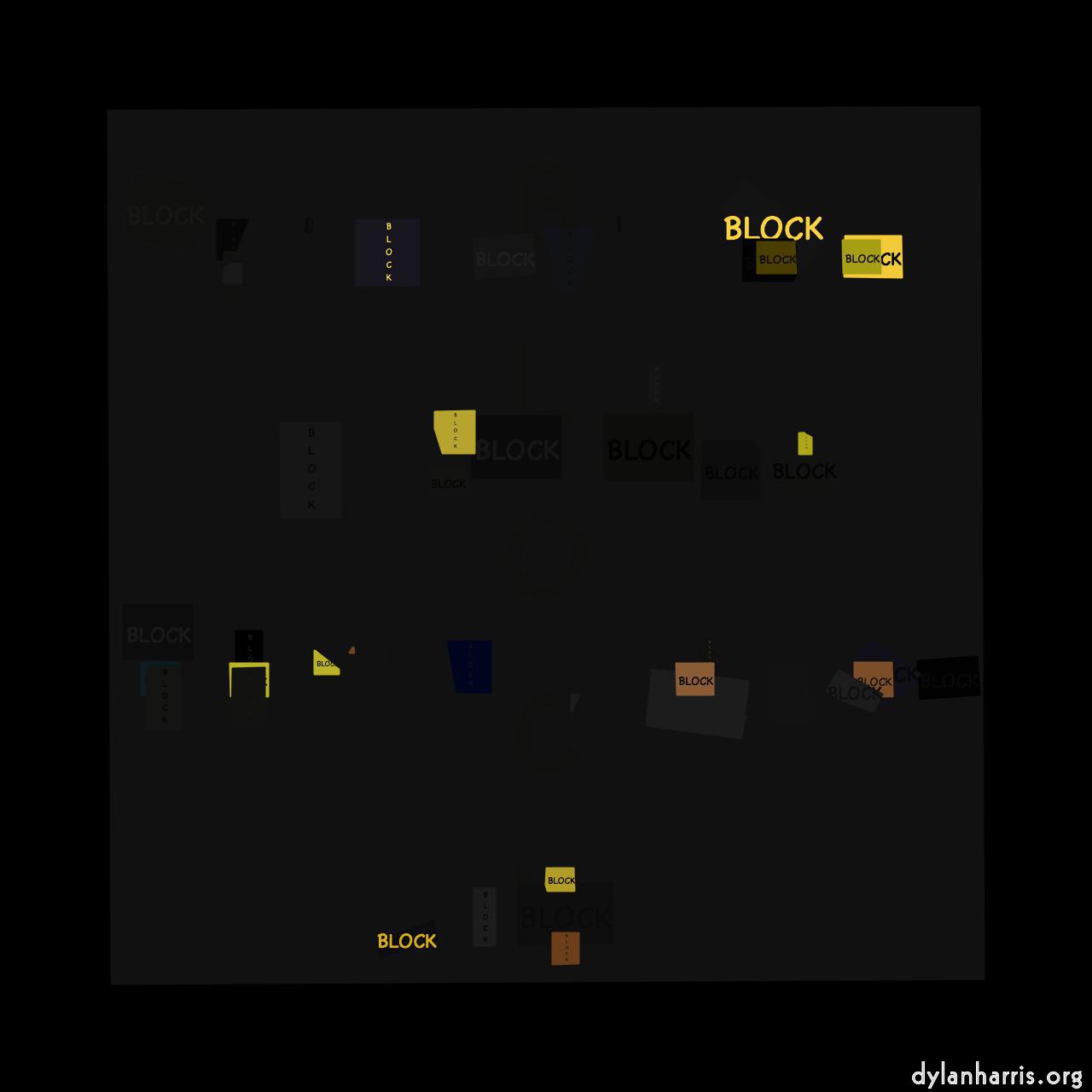 Image: mosaic for source with white backgrounds :: large cell with rectangles and text