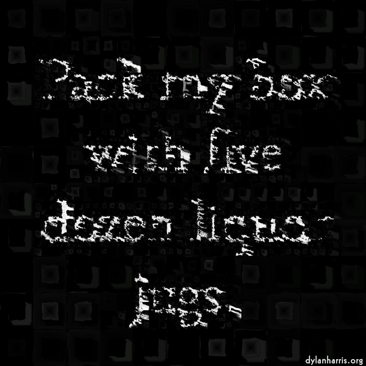 Image: mosaic for source with white backgrounds :: painterly 2