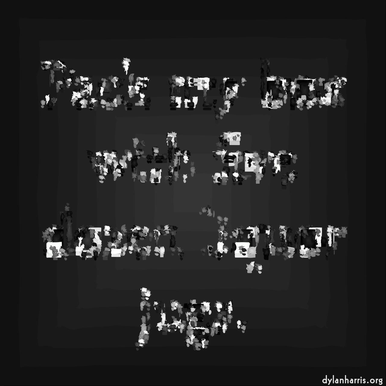 image: mosaic for source with white backgrounds :: painterly greyscale