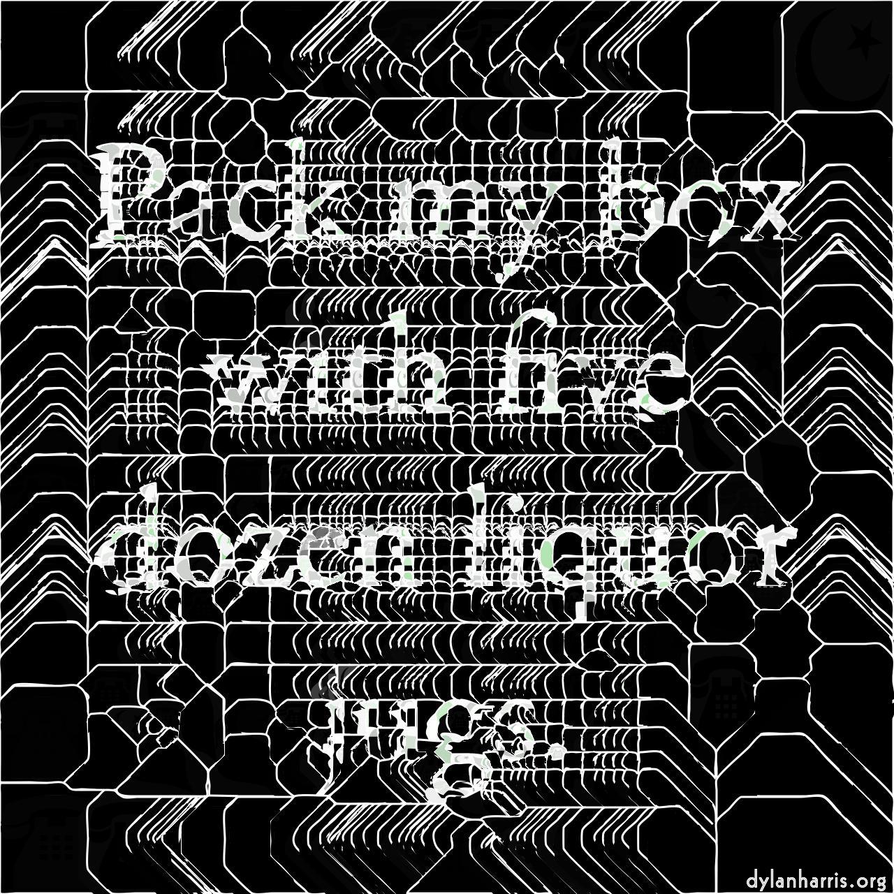 Image: mosaic - image folder - try your own images :: any image type—cracked edge white palettised