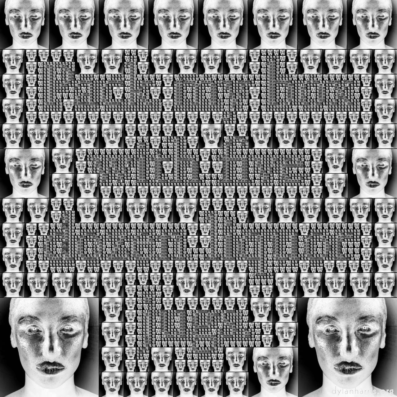 Image: mosaic - image folder - try your own images :: any image type—invert image colourised