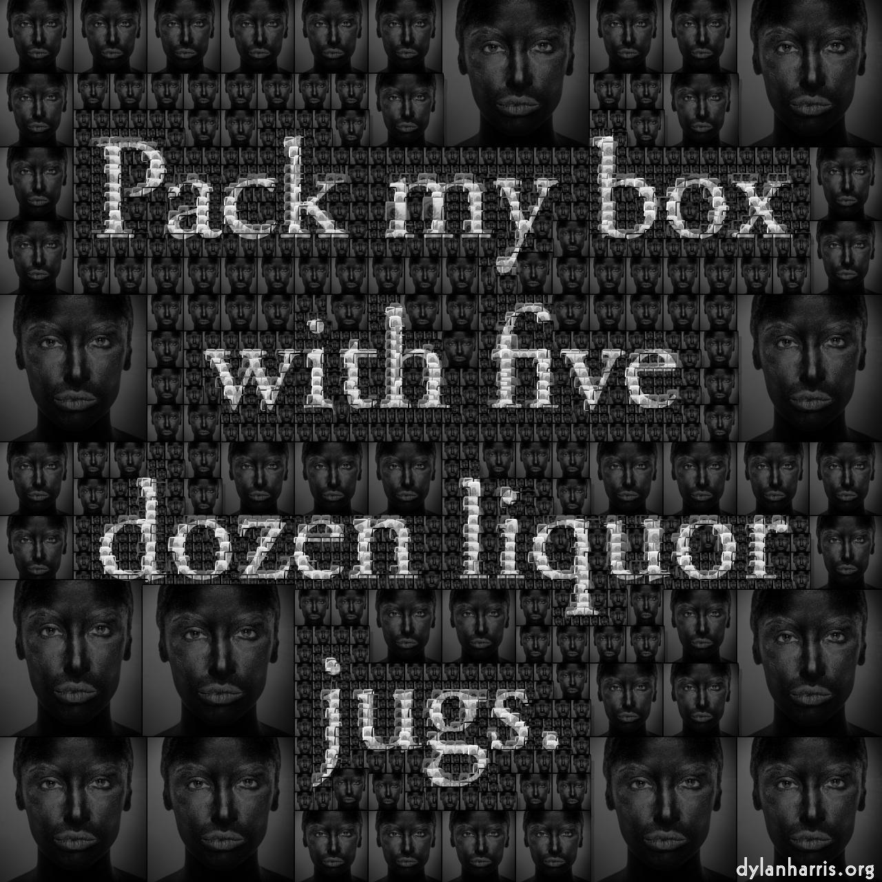 Image: mosaic - image folder - try your own images :: non–alpha with shadow gradient source colourised