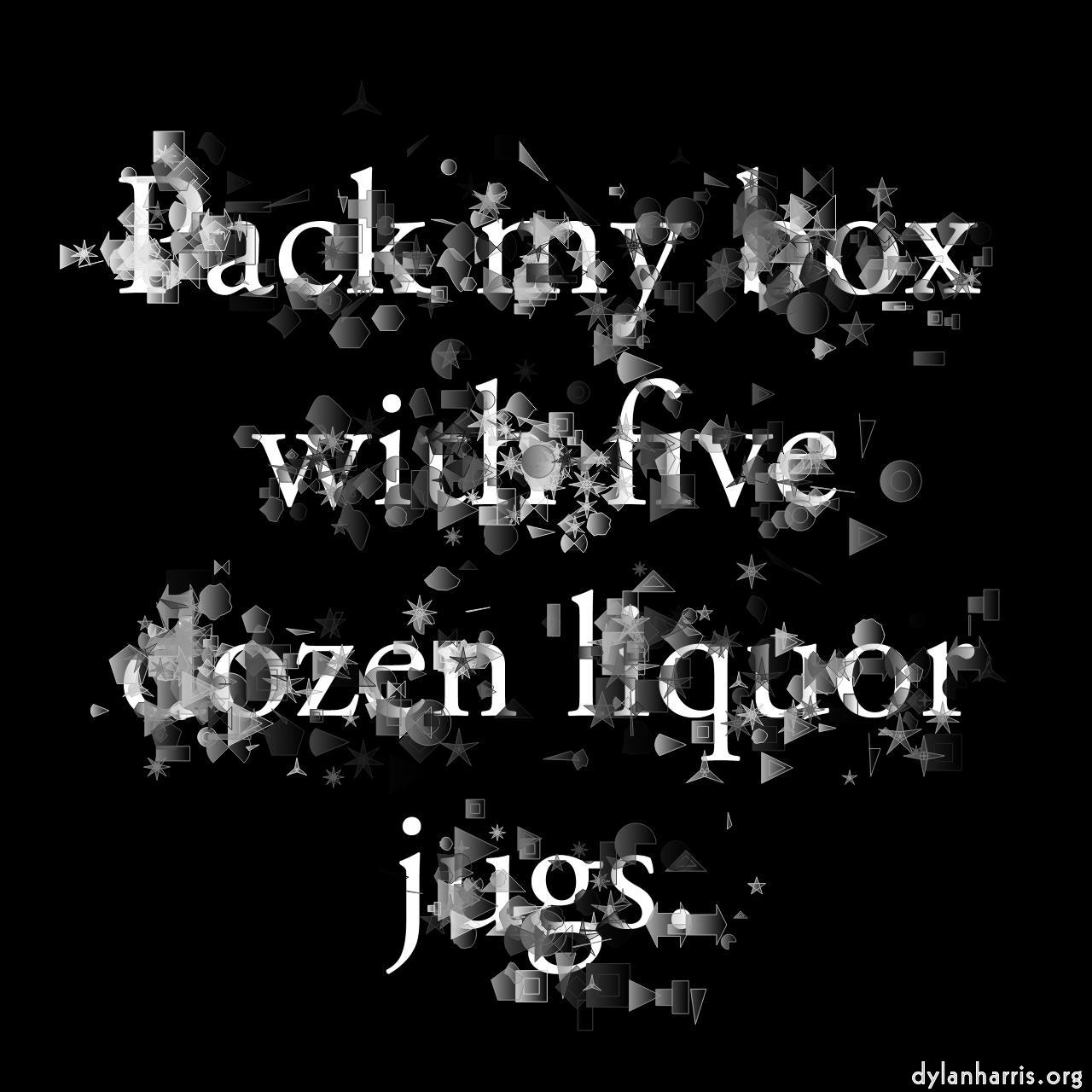 Image: mosaic scatters :: mixed shape soft b