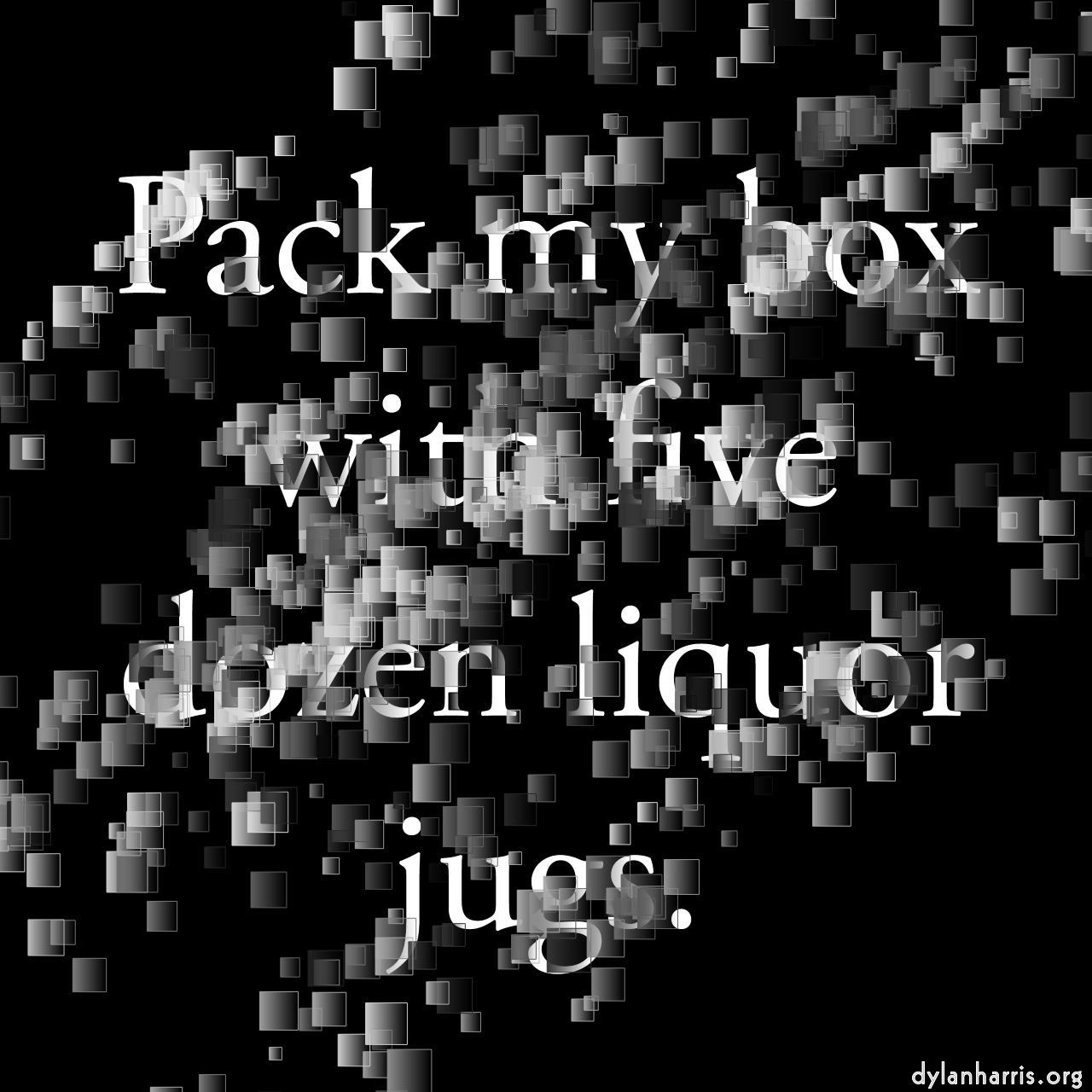 Image: mosaic scatters :: rect b