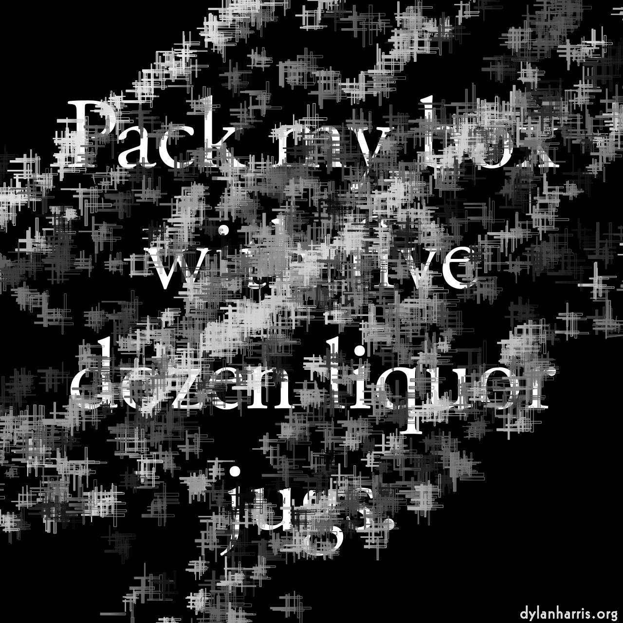 Image: mosaic scatters :: thatch b