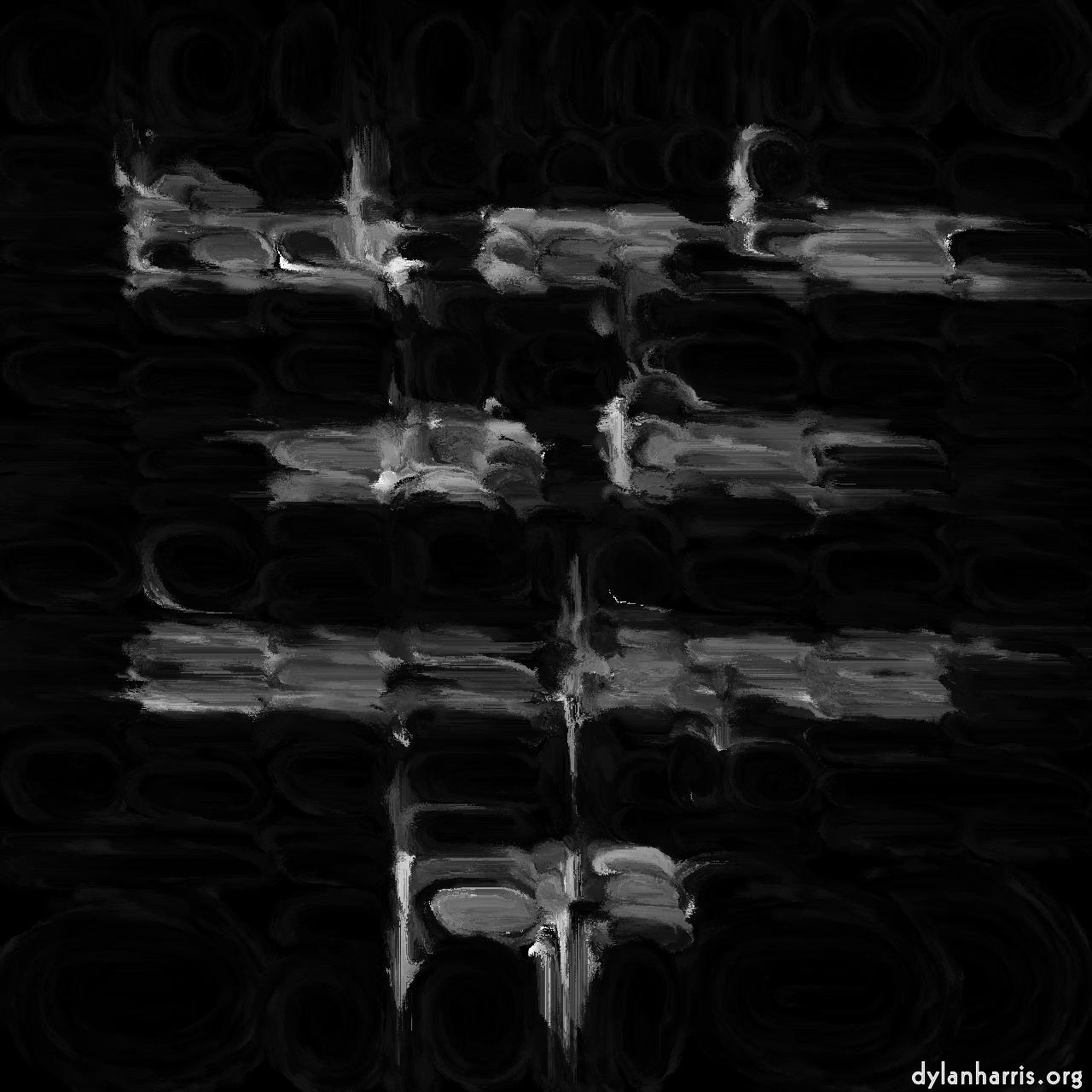 image: mosaic tiling and half tones :: smear oil