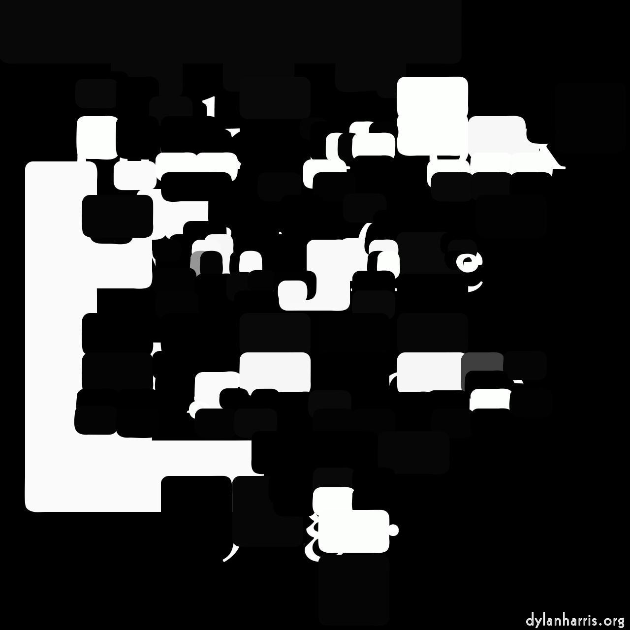 image: mosaic tiling and half tones :: wide rectangle