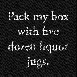 image: image from mosaic tiling and half tones