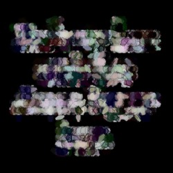 image: image from mosaic tiling and half tones