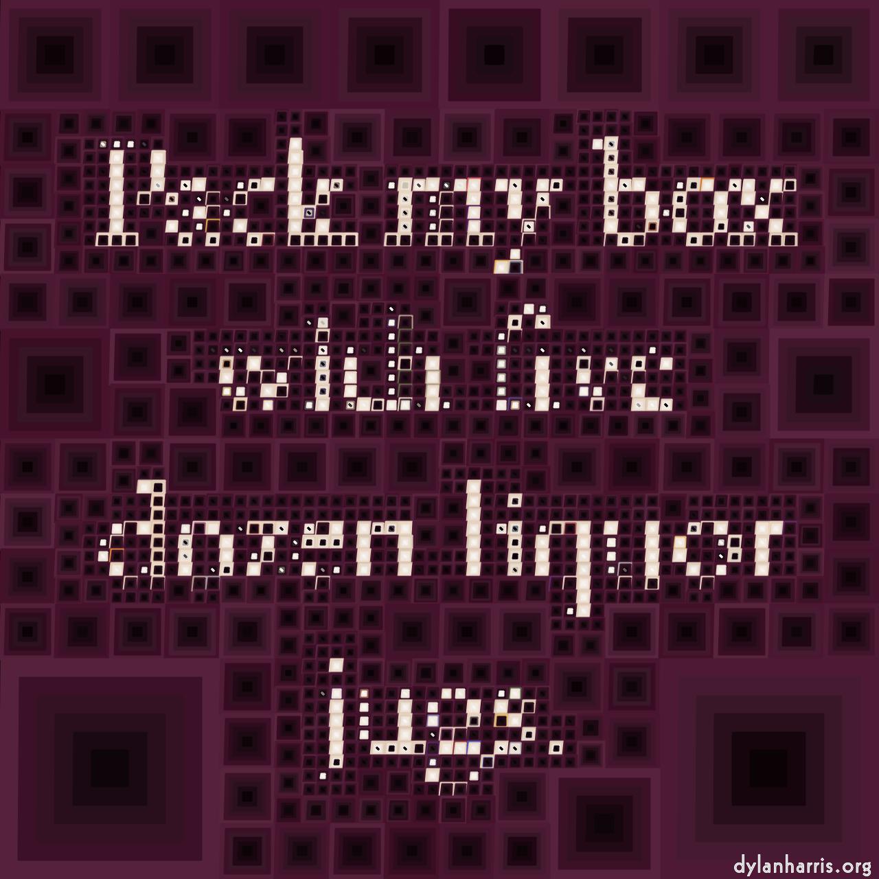 image: mosaic - vector (can adjust manually) :: banded grid colour palette