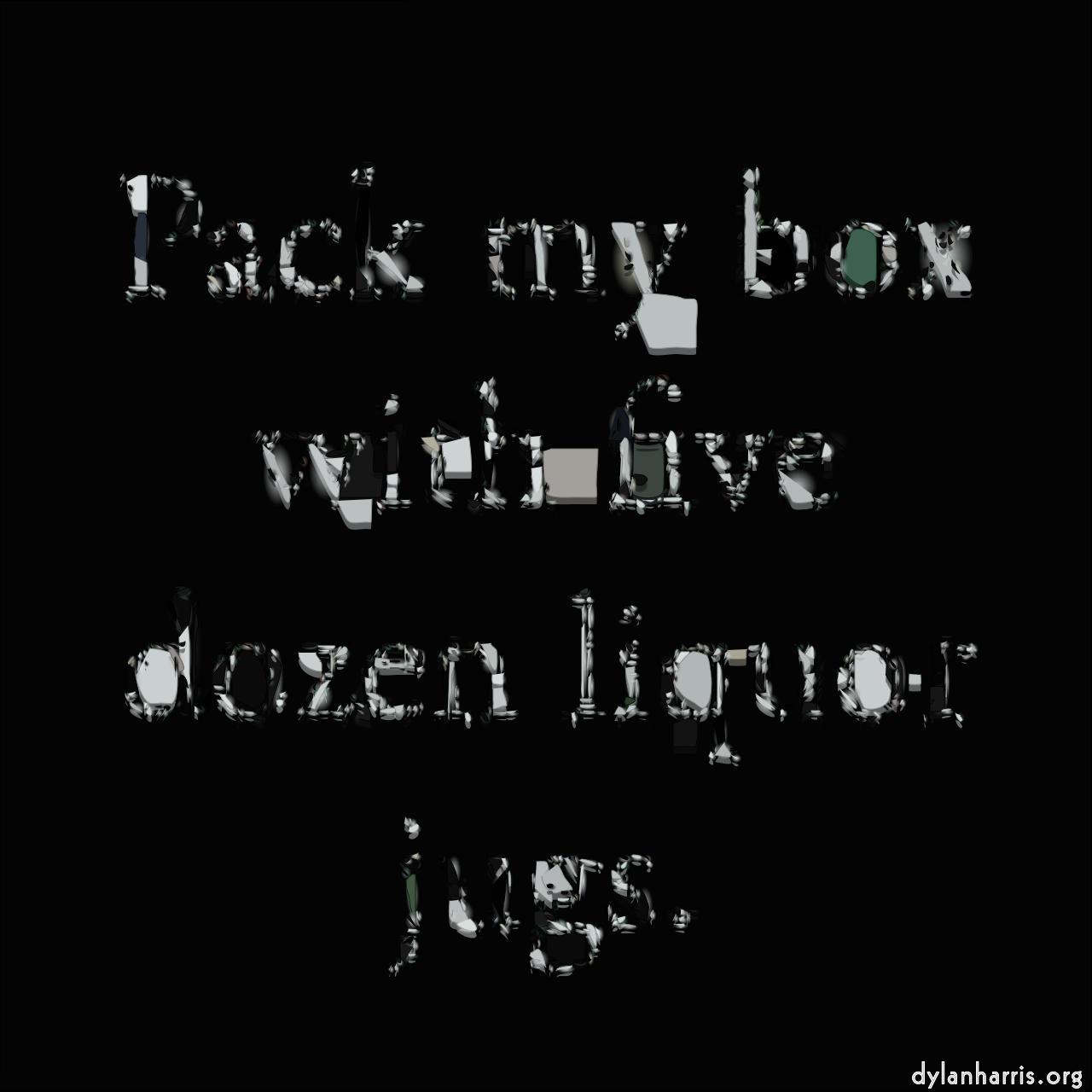 image: mosaic - vector (can adjust manually) :: broken tile palettise