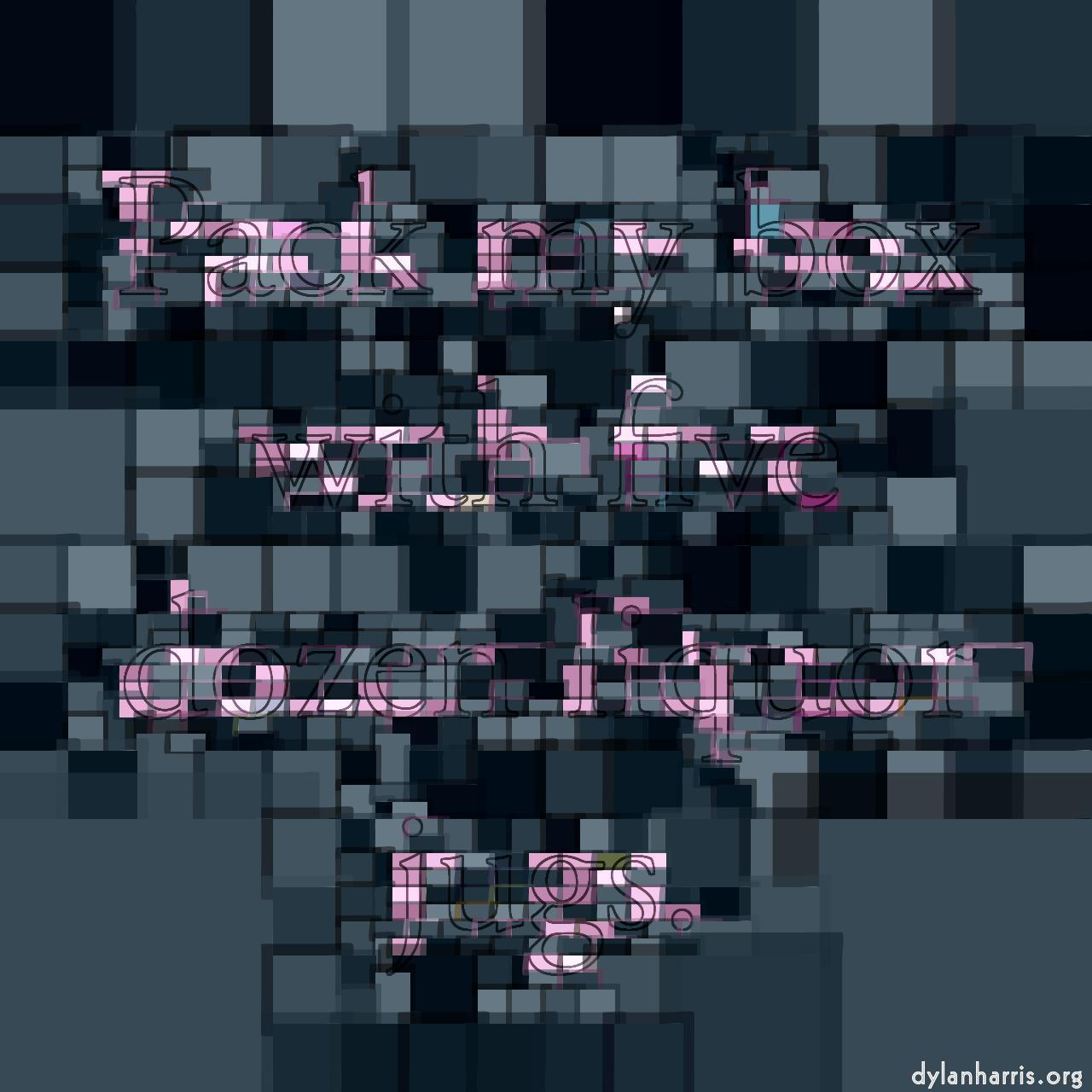 image: mosaic - vector (can adjust manually) :: colour palette rect source texture