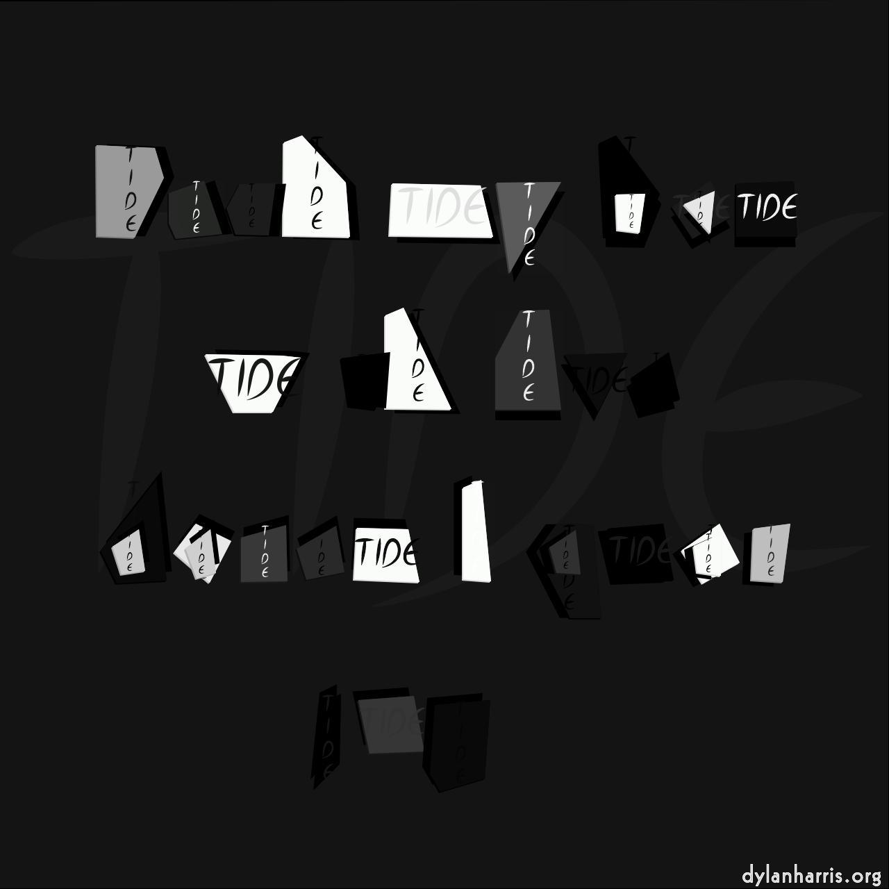 image: mosaic - vector (can adjust manually) :: colour simply with text