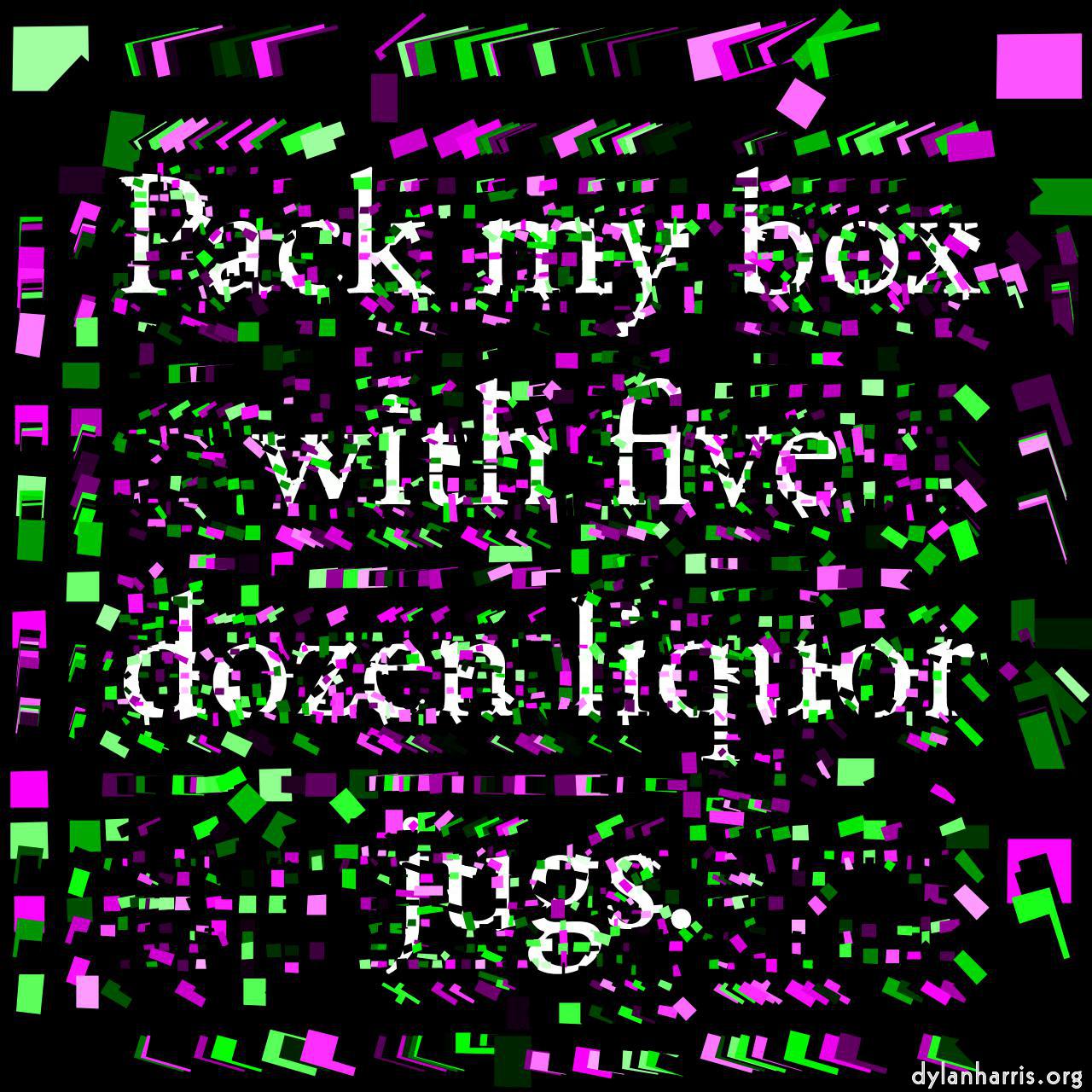 image: mosaic - vector (can adjust manually) :: confetti