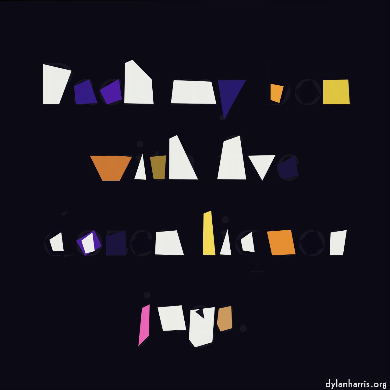 image: mosaic - vector (can adjust manually) :: cubism 2