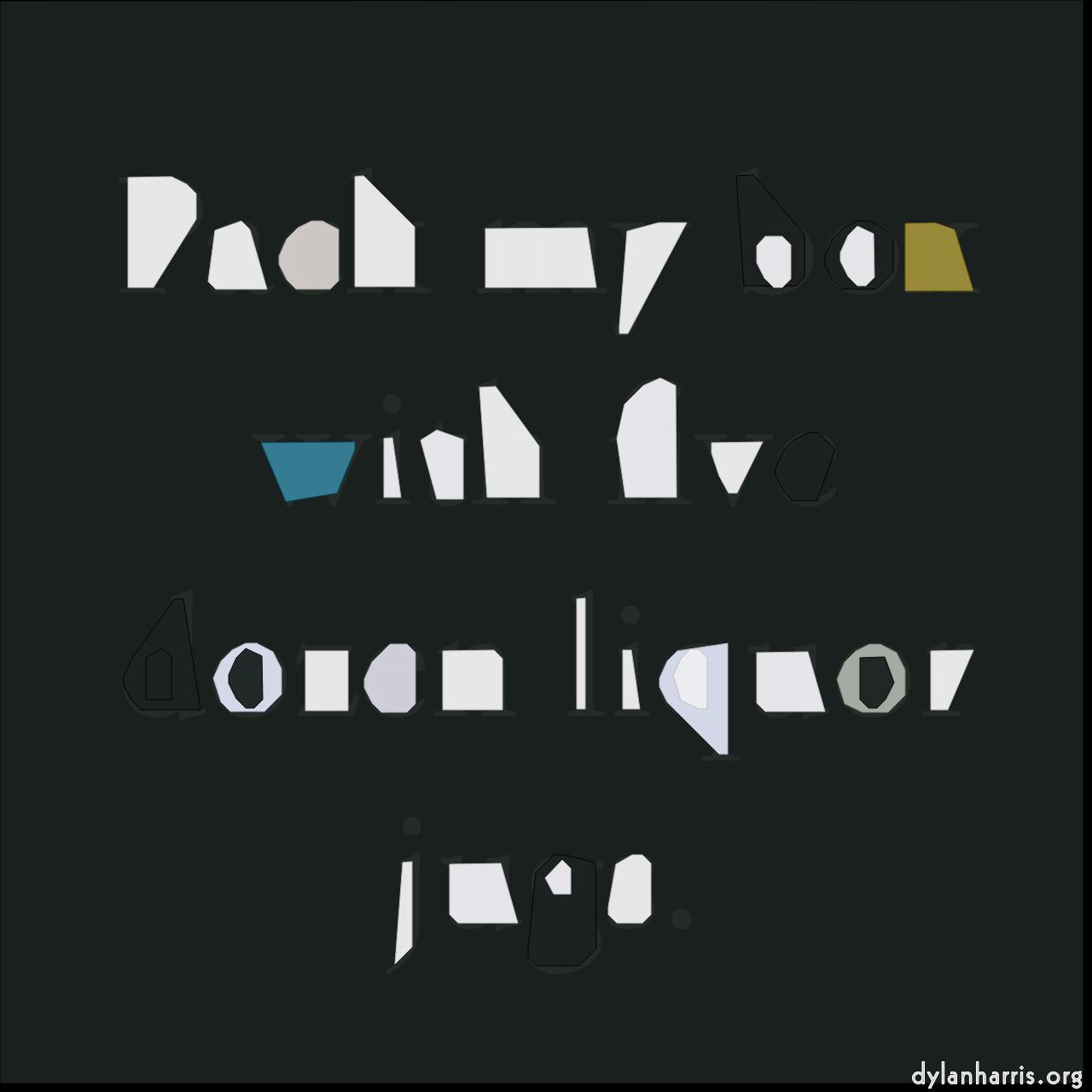 image: mosaic - vector (can adjust manually) :: cubism 3