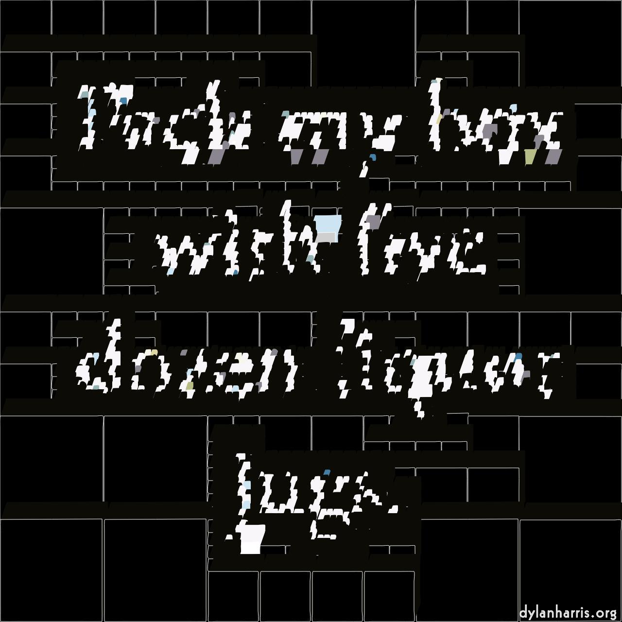 image: mosaic - vector (can adjust manually) :: extrude lum angle