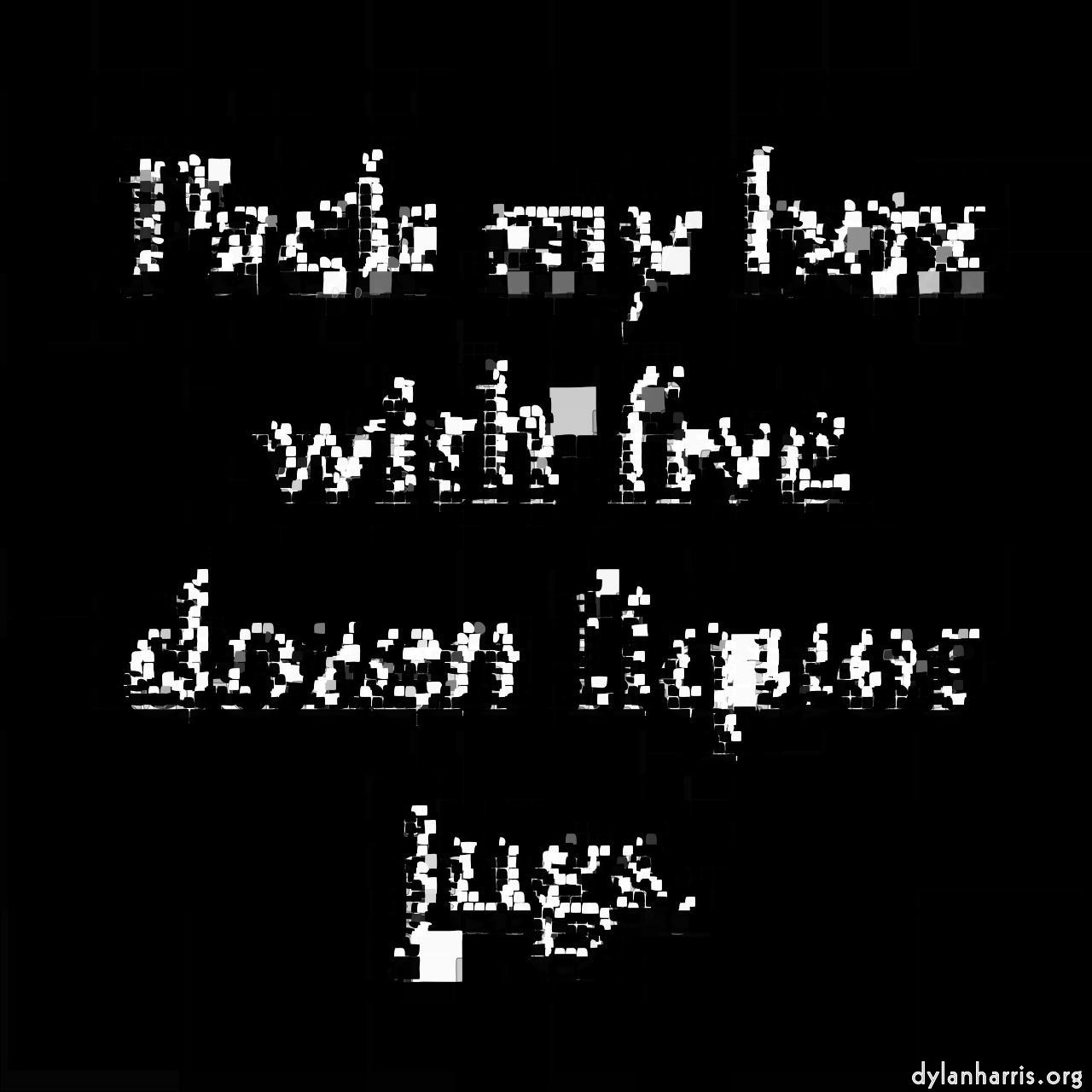 image: mosaic - vector (can adjust manually) :: grid overlay cast