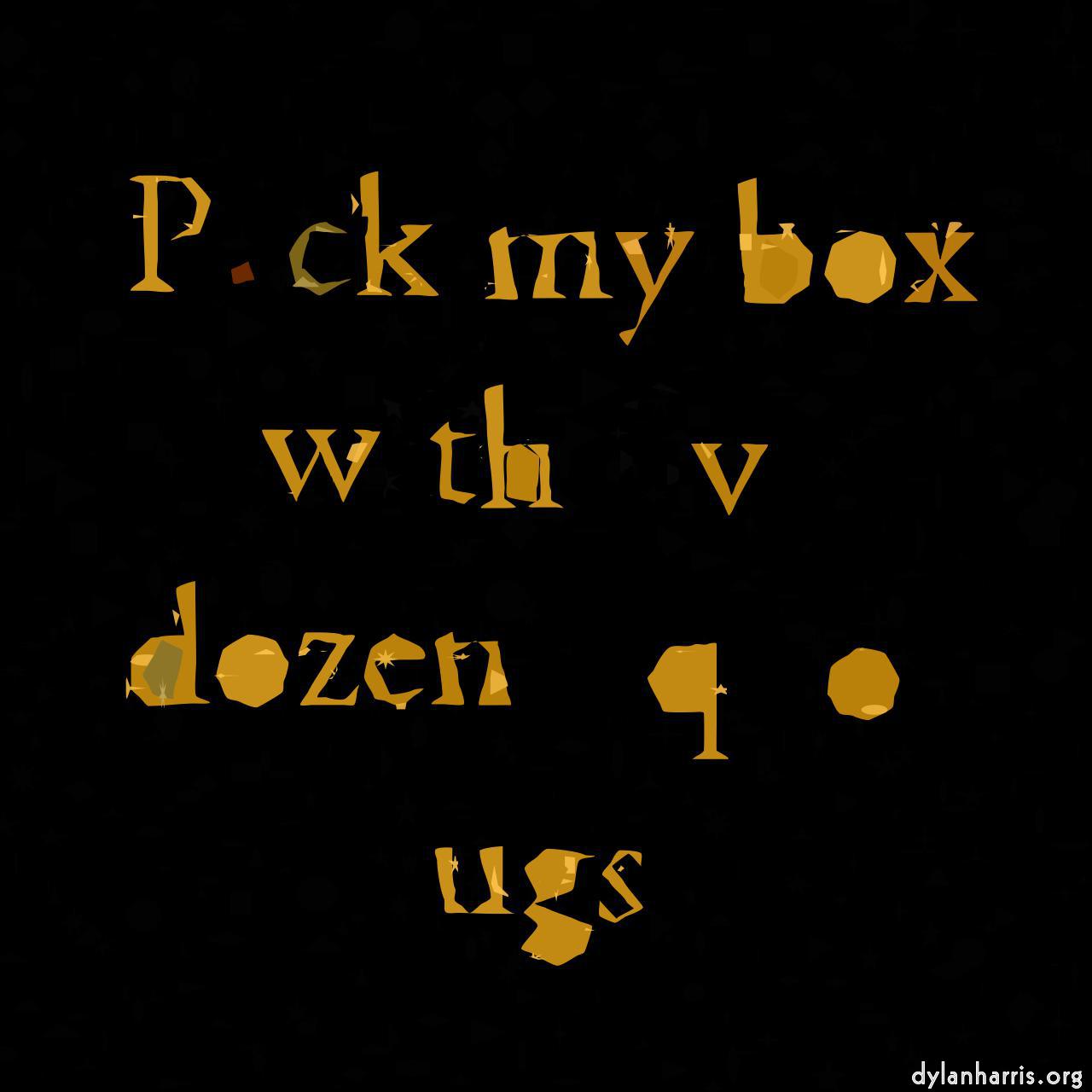 Image: mosaic - vector (can adjust manually) :: irregular shapes palettise