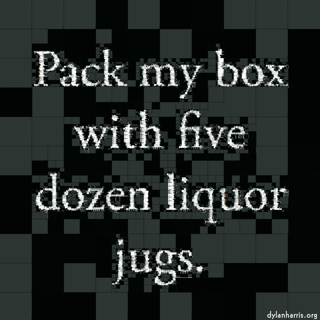 image: mosaic - vector (can adjust manually) :: painterly colour grid