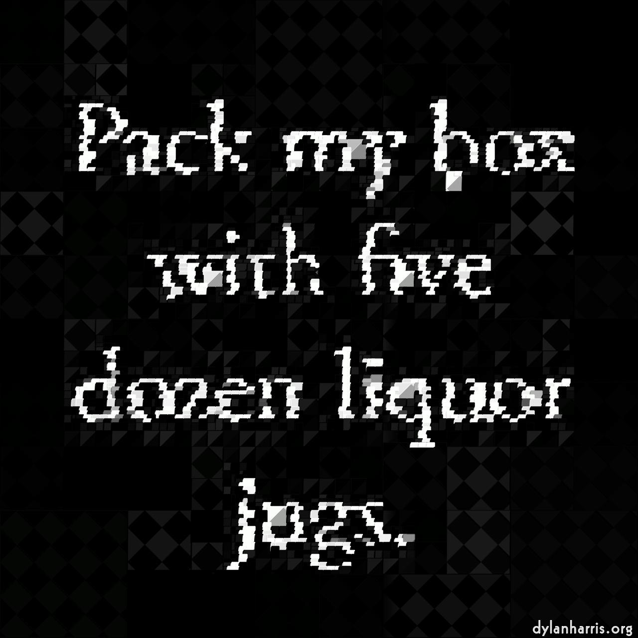 image: mosaic - vector (can adjust manually) :: raised diamonds