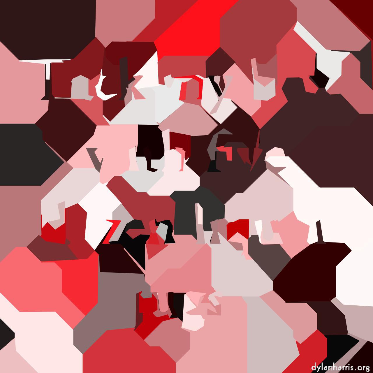 image: mosaic - vector (can adjust manually) :: region fill adv watershed 2