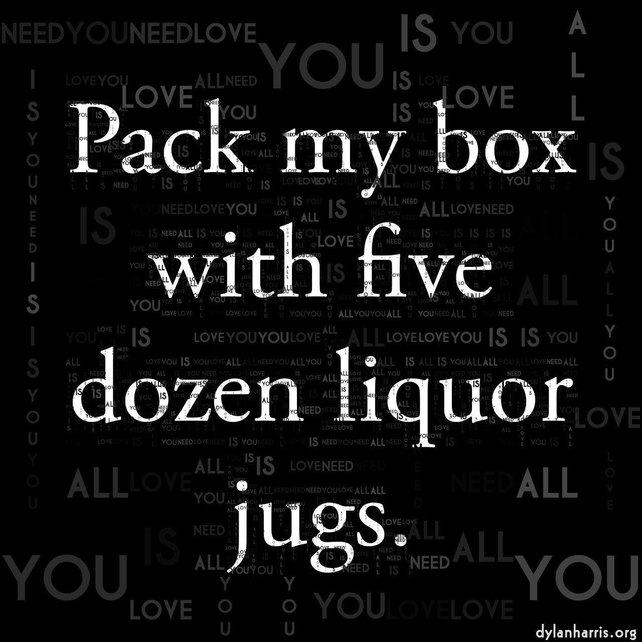 image: mosaic with text :: text black texture constrained