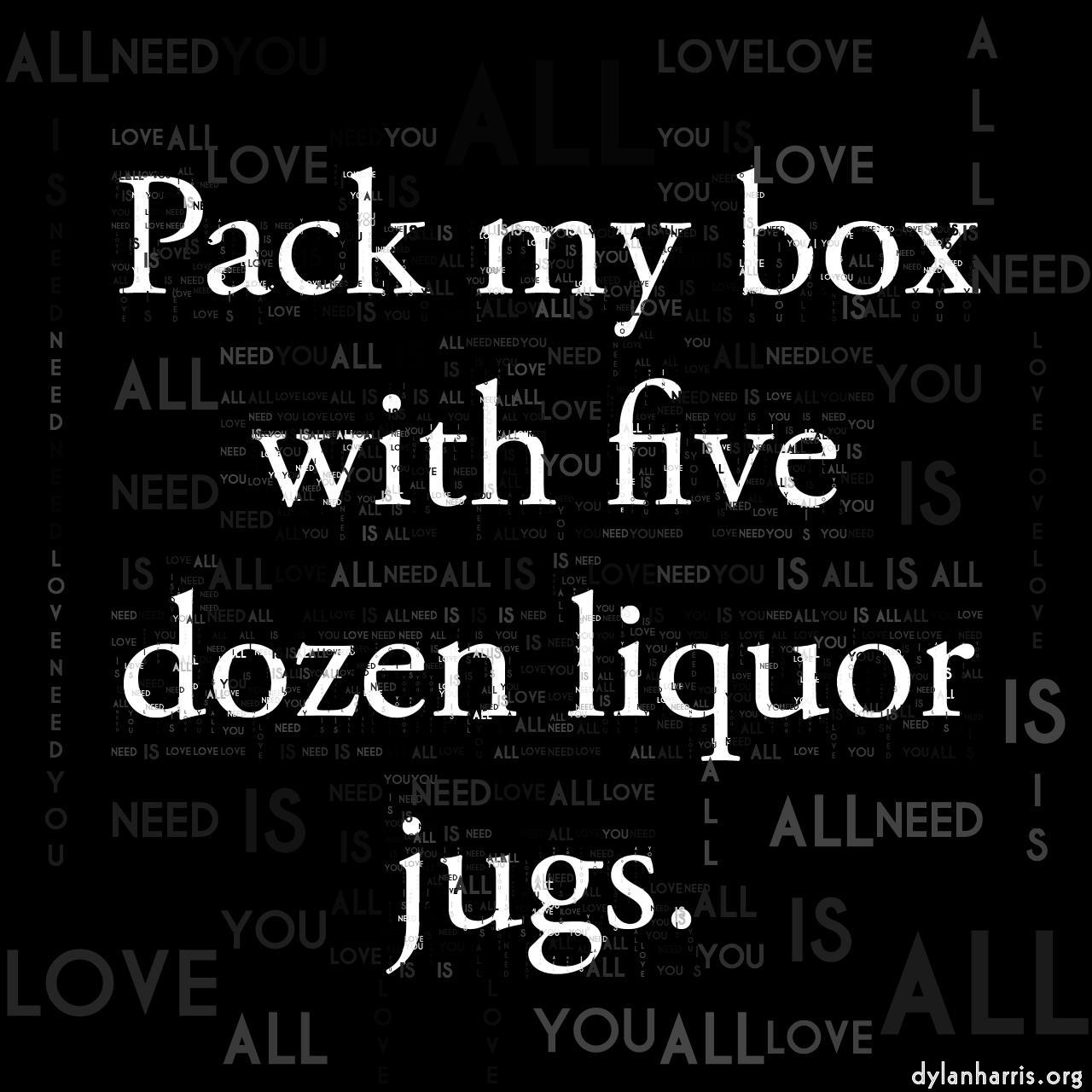 Image: mosaic with text :: text only