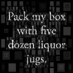 Image: image from mosaic with text