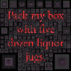 Image: image from mosaic with text