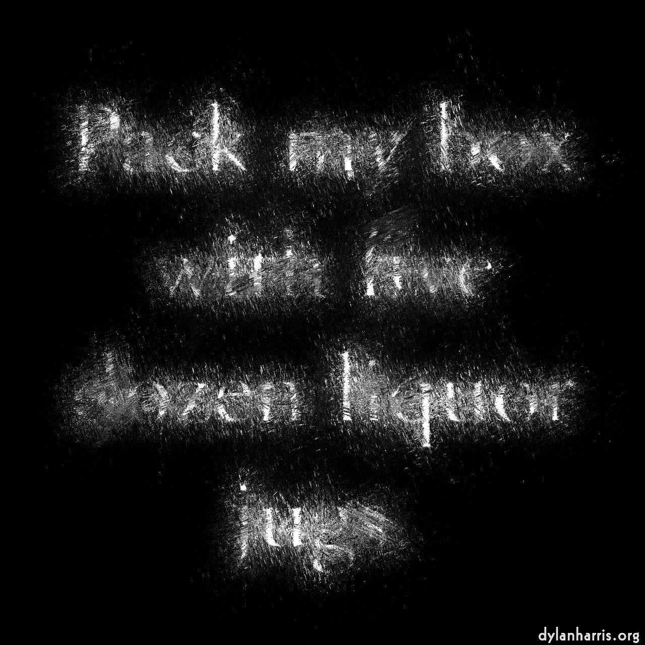 image: natural media :: dry brush—large bristle attack 2