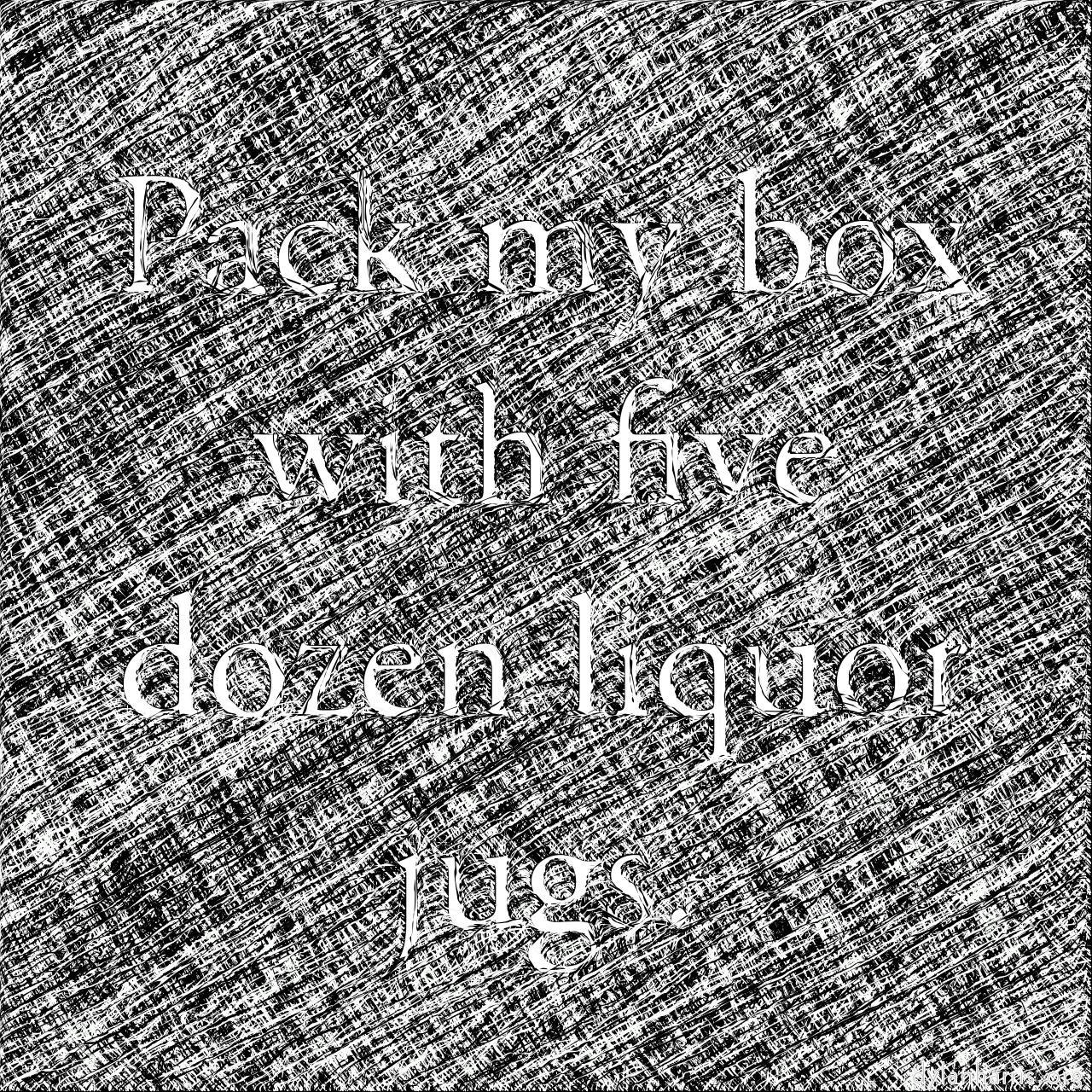 image: sketch - imop vector bezier hatches outlines :: dense fill—bw flip