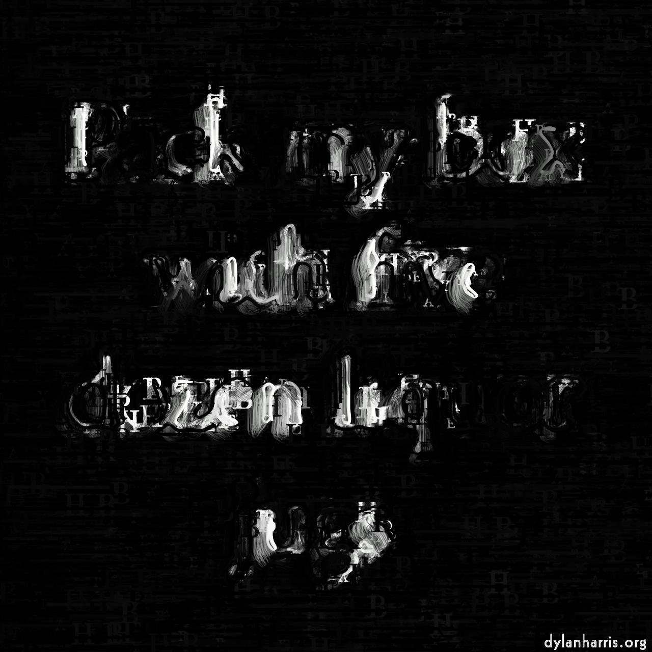 Image: text :: dry smear