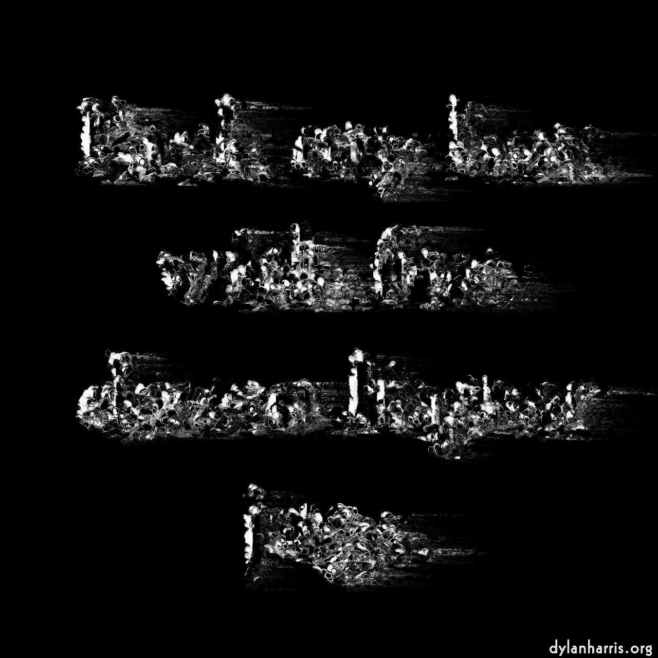 image: wet smears - apply to canvas image :: pointillistic