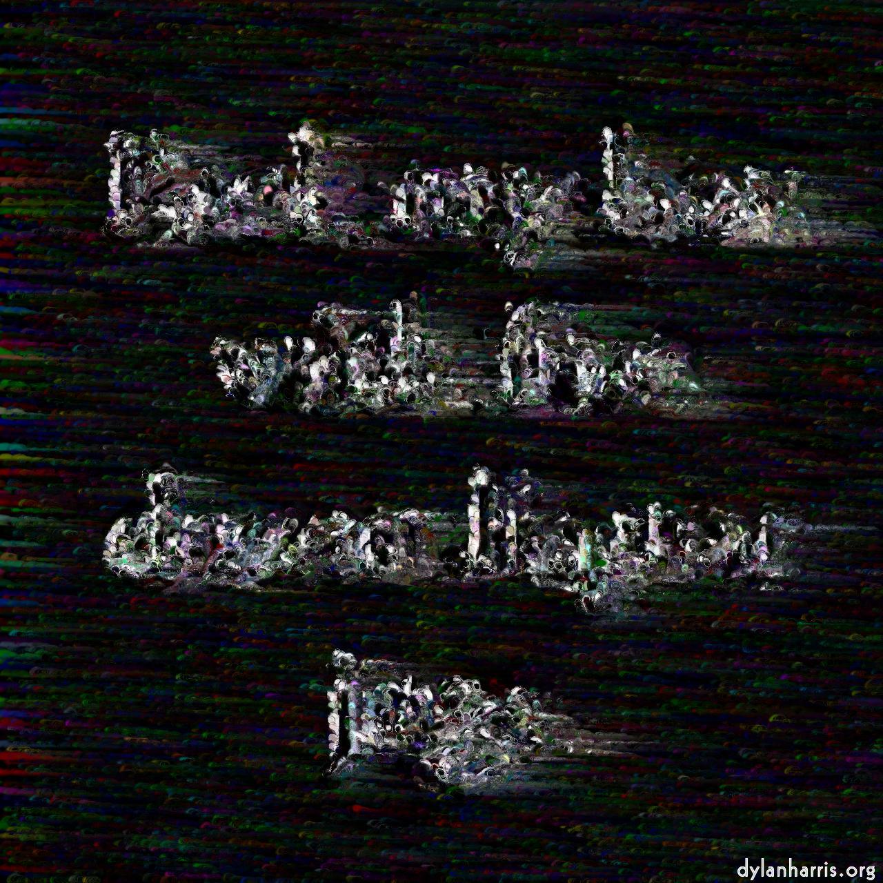 image: wet smears - apply to canvas image :: pointillistic 2