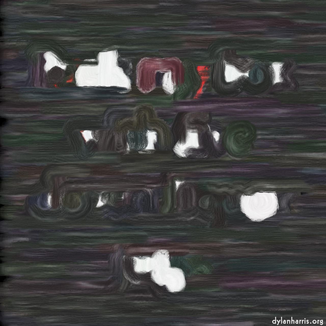 image: acrylics :: simple bristle impasto