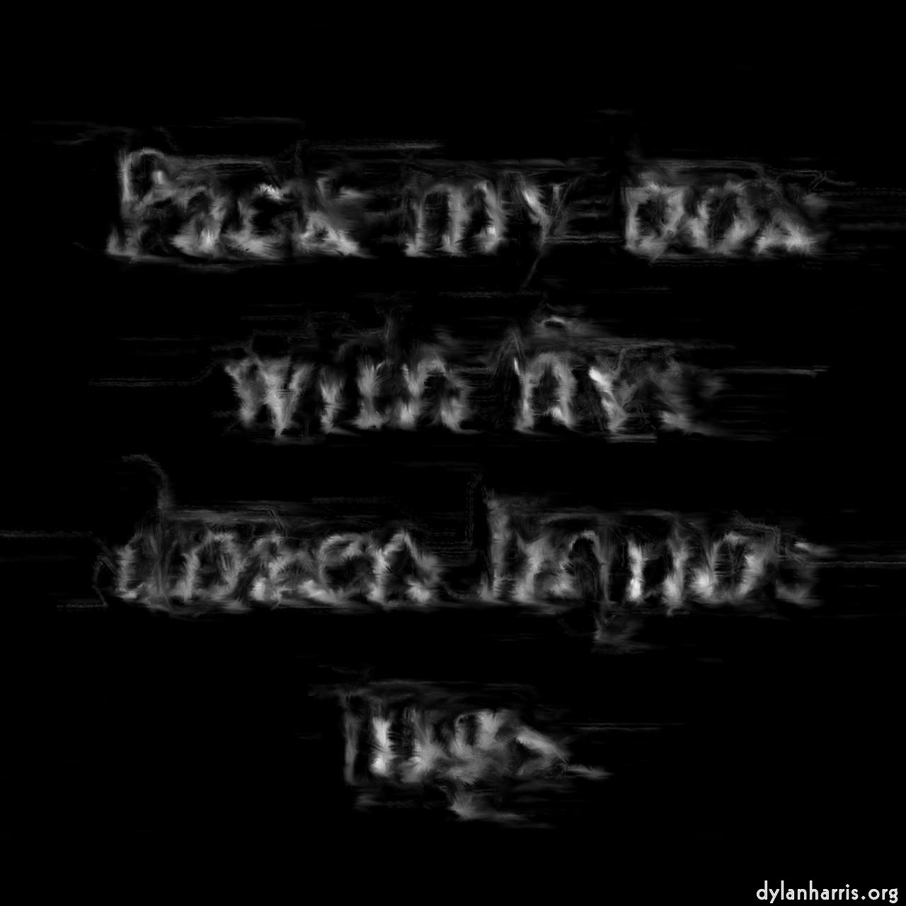 image: natural media extended :: dry smear