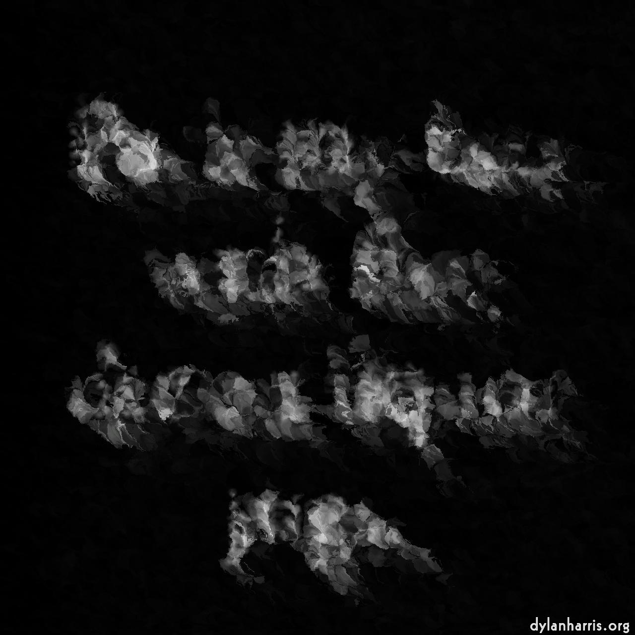 image: natural media extended :: wet bristle contract