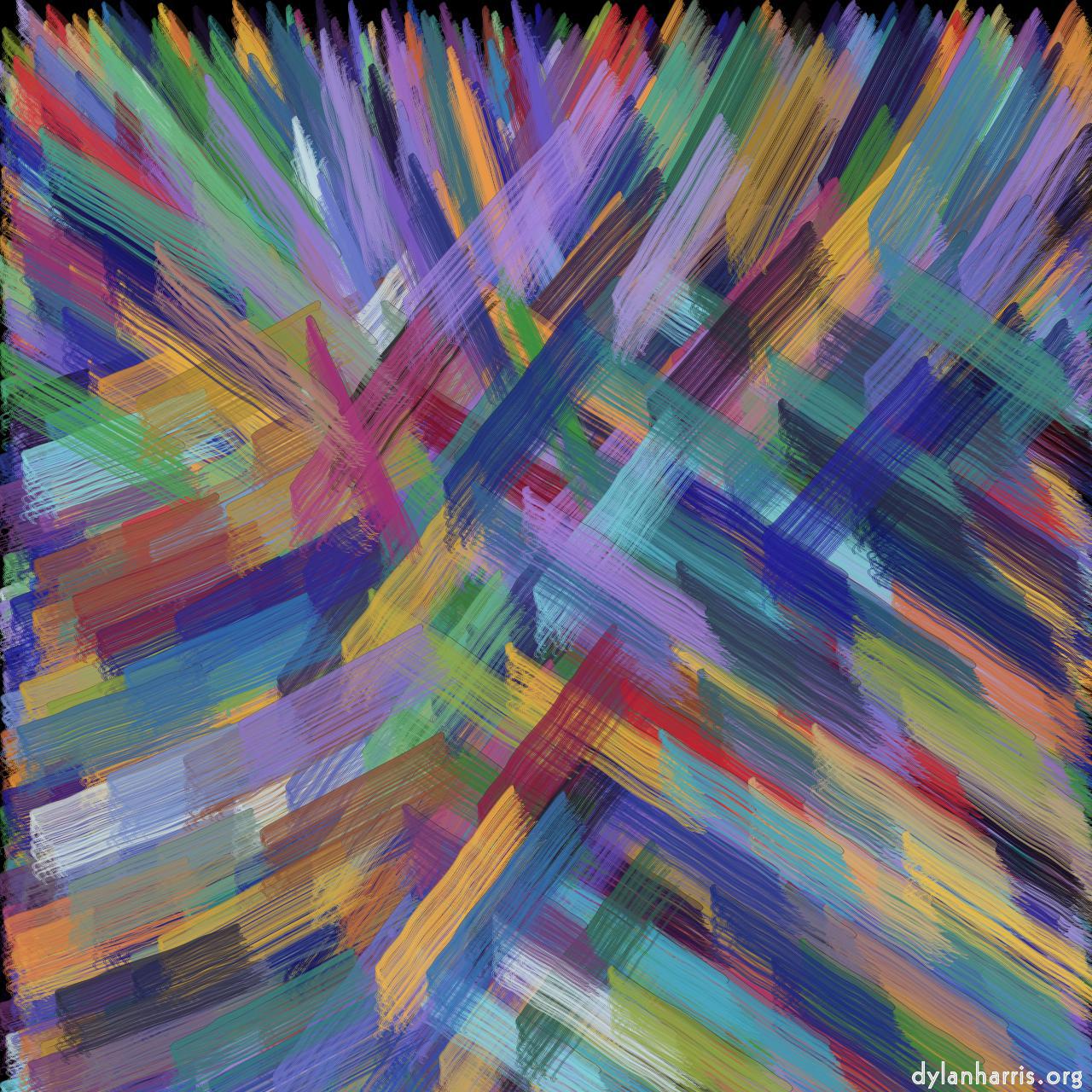 Image: oils vector :: palettised colour wide brush