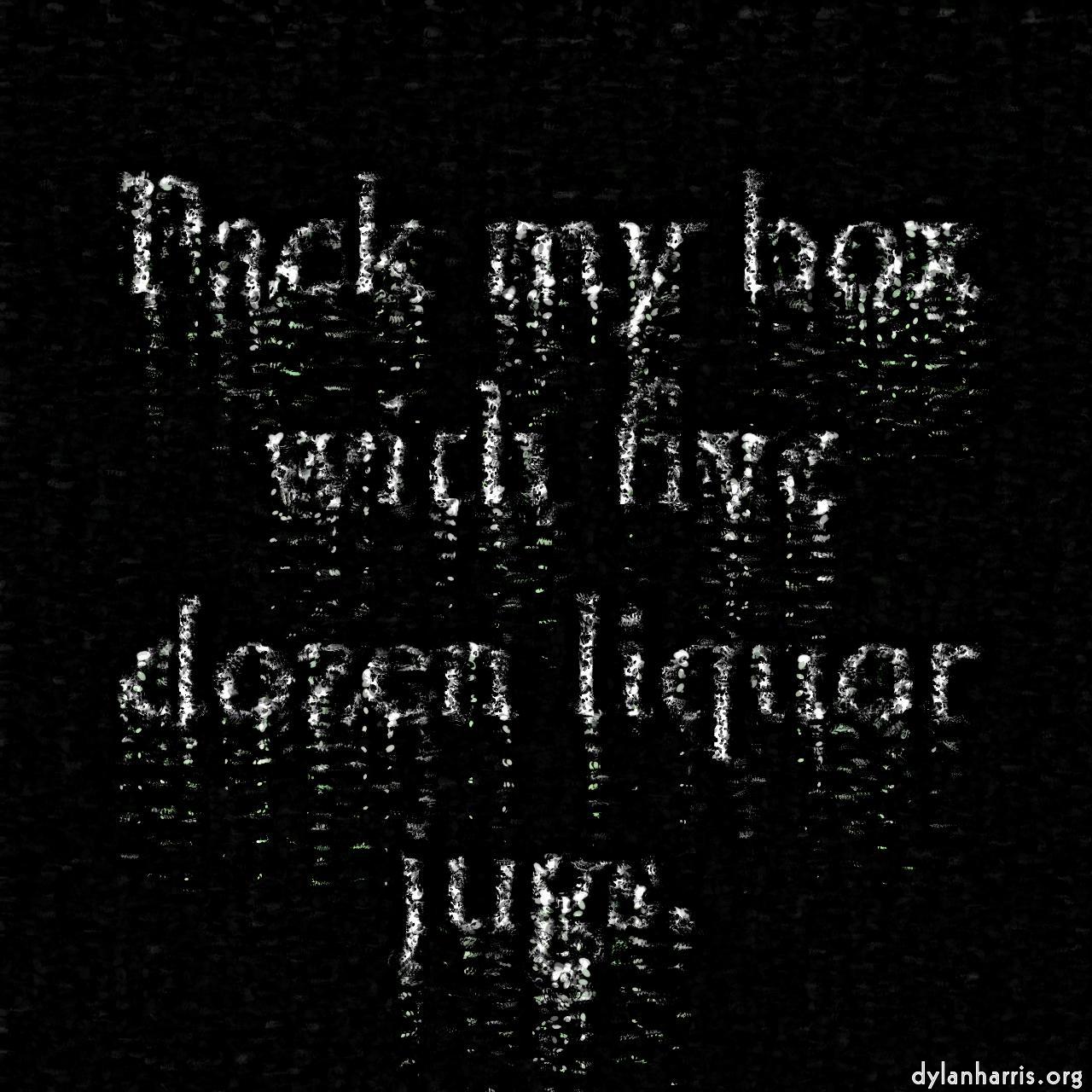 Image: splatters :: elliptical cone rake