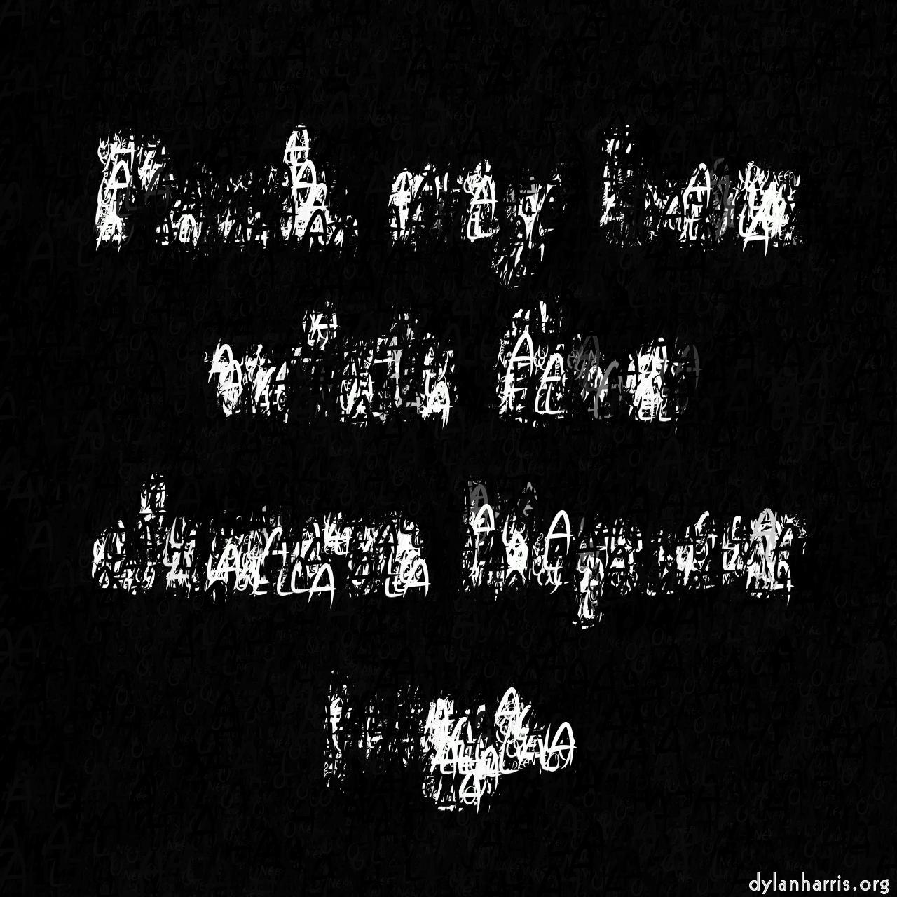 Image: text paint :: text trail