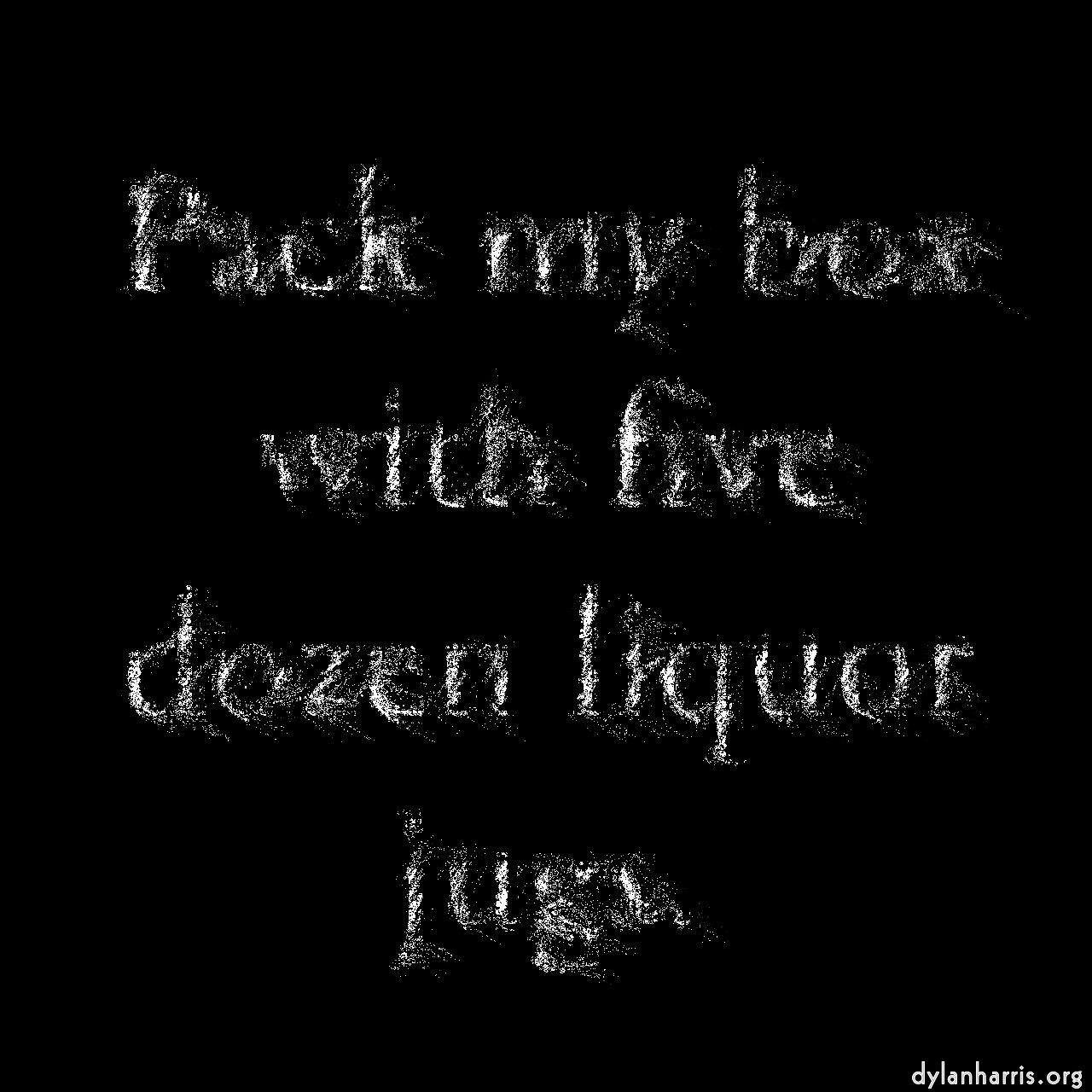 image: chuck's displacement (repeat action) :: burlap displace 5