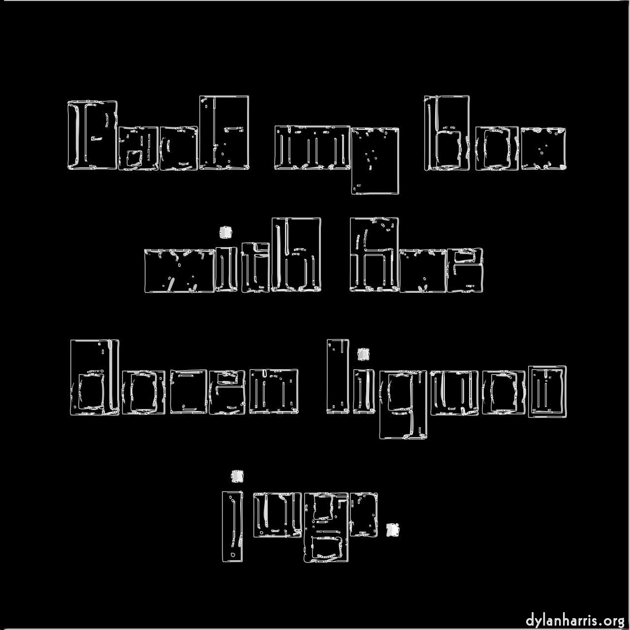 Image: abstract :: bw pos neg